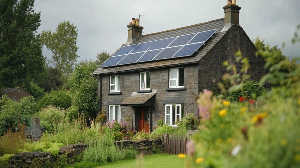 solar panels wales house